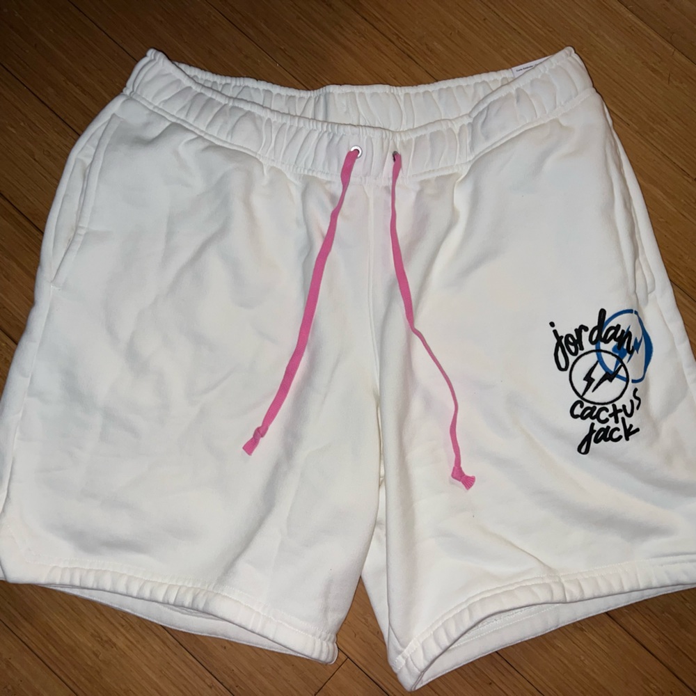 Jordan x Fragment x Travis Scott White Shorts